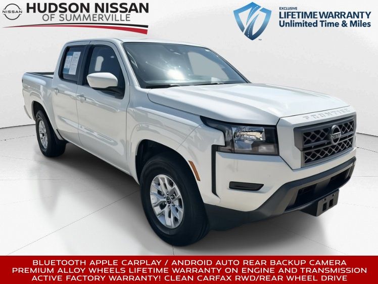 2024 Glacier White Nissan Frontier SV Truck