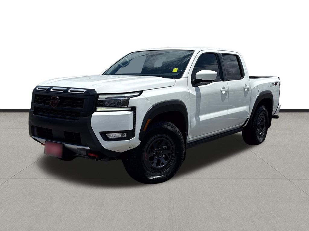 2025 Nissan Frontier PRO-4X White at Central Houston Nissan