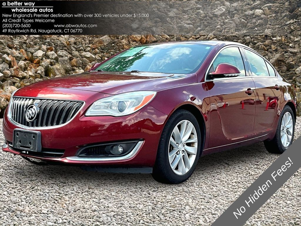 Crimson Red Tintcoat 2016 Buick Regal Sedan Front-Wheel Drive 6-Speed Automatic