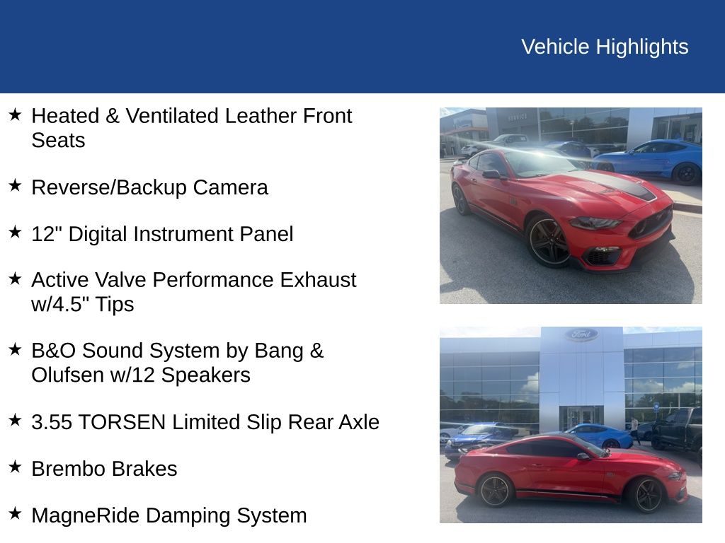 2022 Ford Mustang Mach 1 Fastback