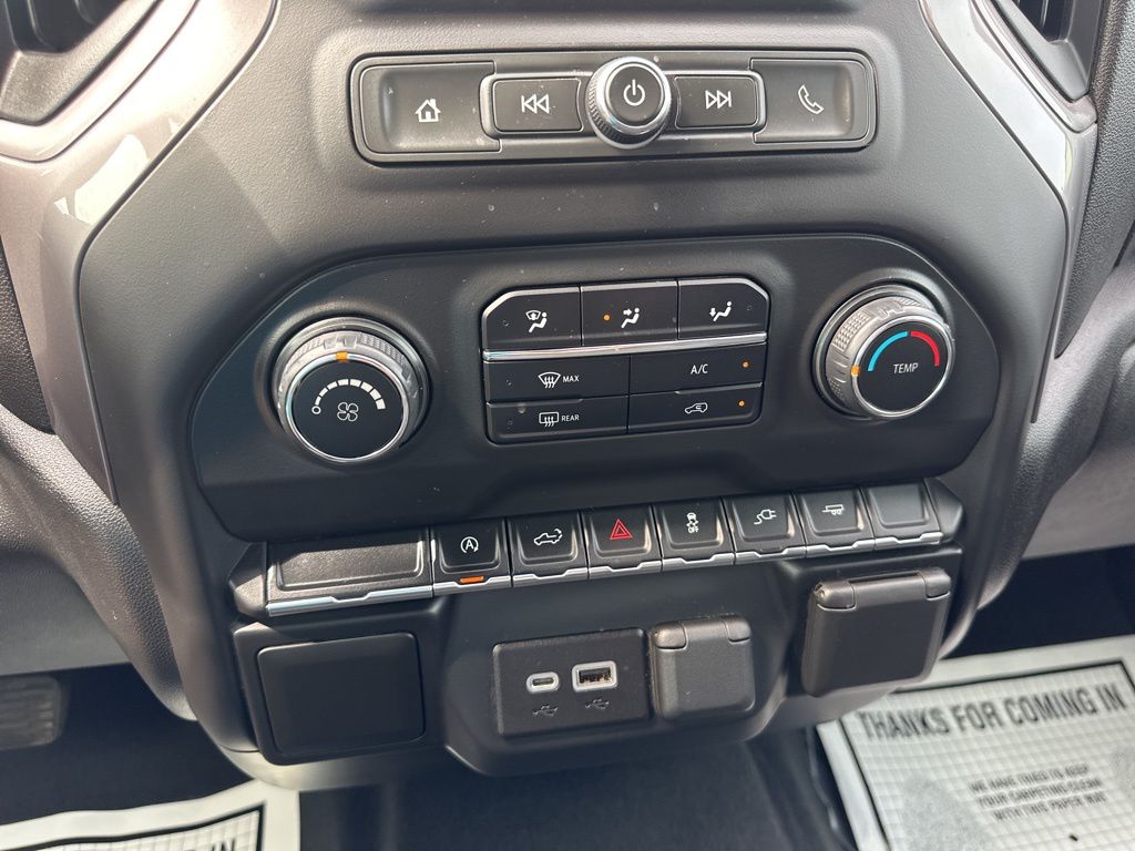 2021 Black Chevrolet Silverado 1500 Custom RWD Truck