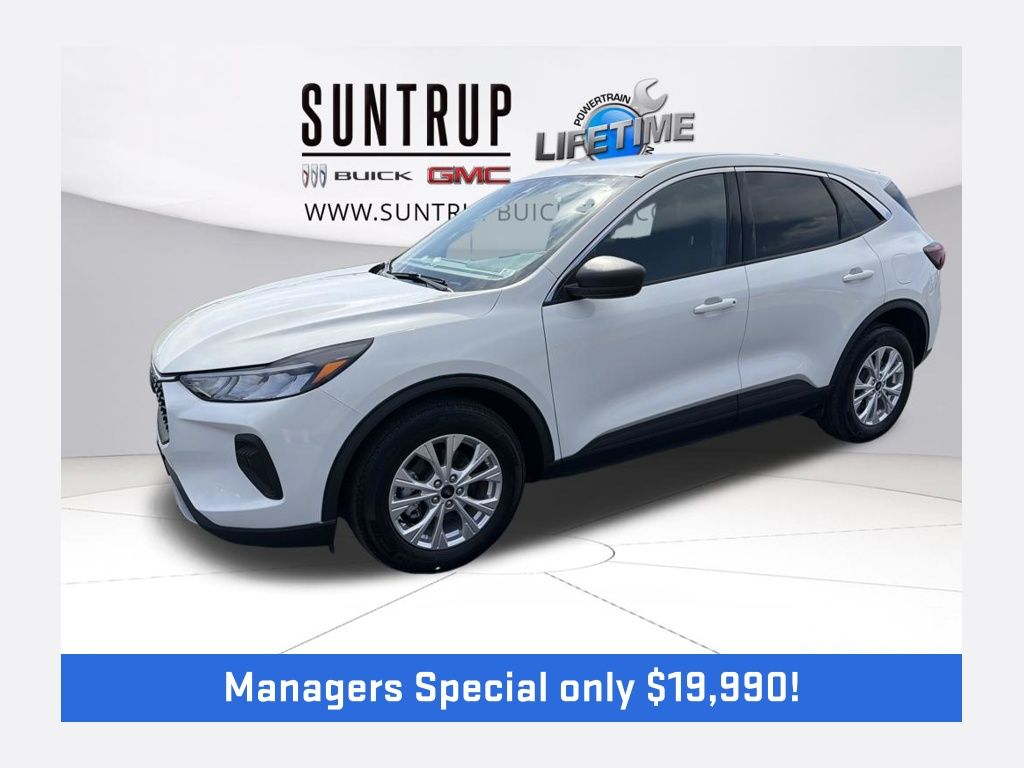 Oxford White 2023 Ford Escape Hybrid Active FWD SUV / Crossover Front-Wheel Drive Continuously Variable Transmission