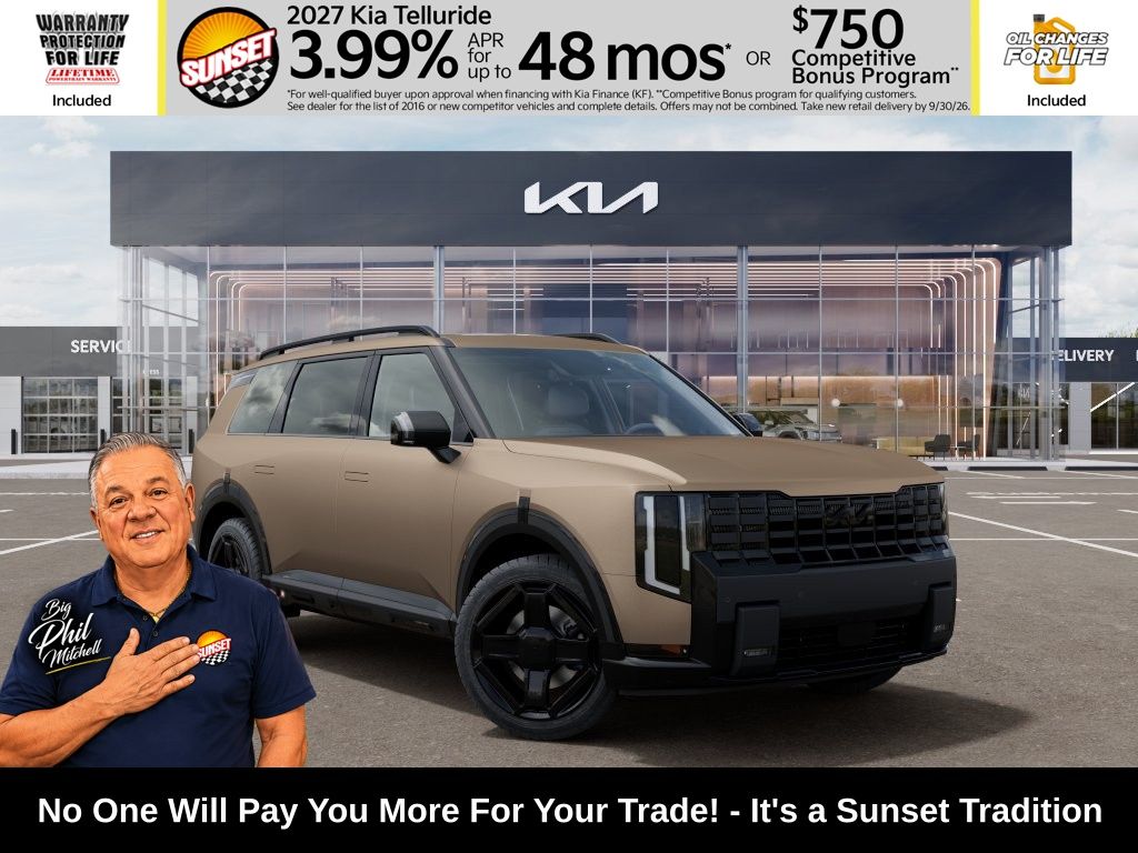 Terrain Brn Mat 2027 Kia Telluride SUV / Crossover All-Wheel Drive 8-Speed Automatic