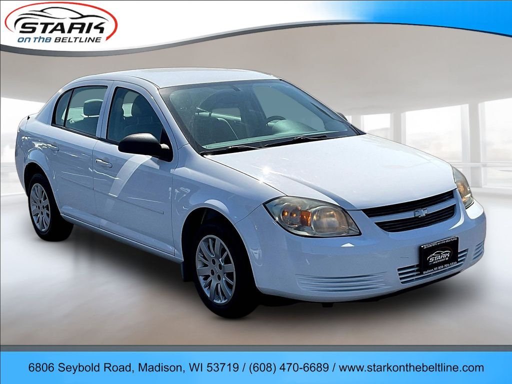 Summit White 2010 Chevrolet Cobalt Sedan Front-Wheel Drive 4-Speed Automatic Overdrive