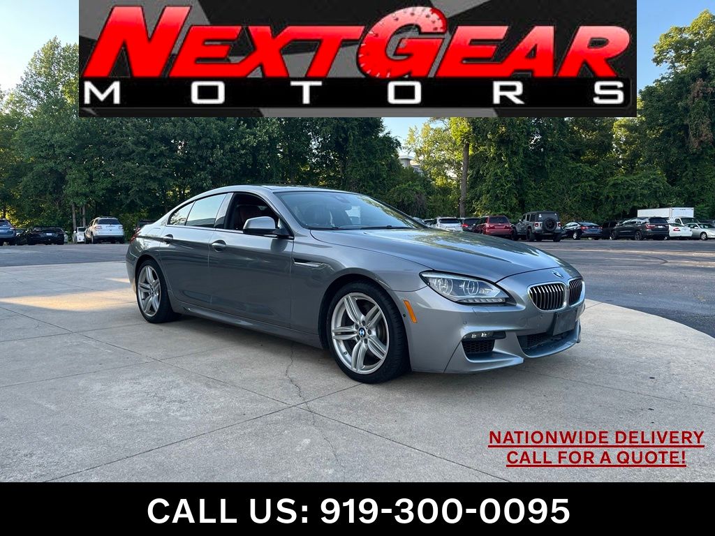 Space Gray Metallic 2015 BMW 6 Series Sedan All-Wheel Drive 8-Speed Automatic