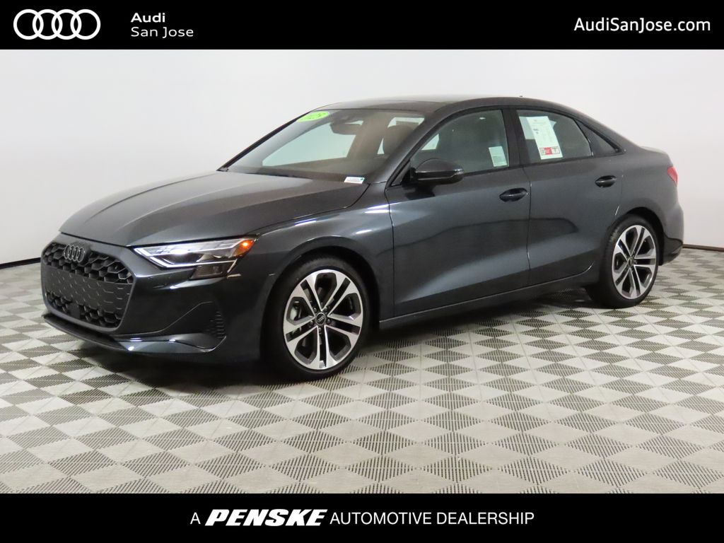 Manhattan Gray Metallic 2025 Audi A3 quattro Premium 40 TFSI Sedan All-Wheel Drive 7-Speed Automatic
