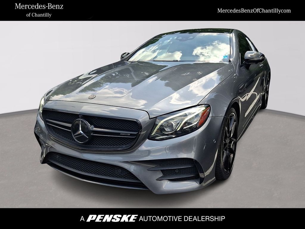 Gray 2019 Mercedes-Benz E-Class Coupe All-Wheel Drive 9-Speed Automatic