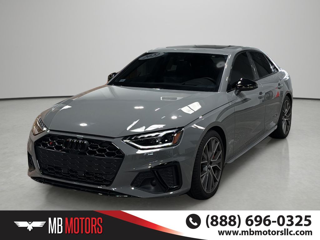 Gray 2022 Audi S4 Sedan All-Wheel Drive 8-Speed Automatic