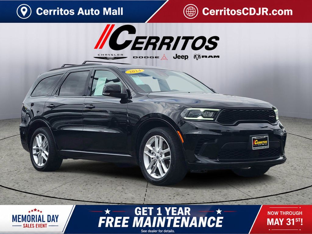 DB Black Crystal Clearcoat 2024 Dodge Durango GT Plus RWD SUV / Crossover Rear-Wheel Drive 8-Speed Automatic