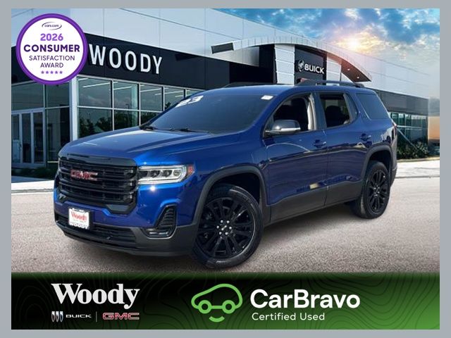 Blue Metallic 2023 GMC Acadia SUV / Crossover Four-Wheel Drive 9-Speed Automatic