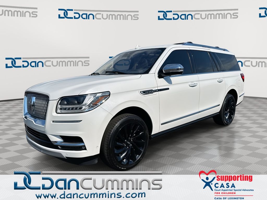 White 2020 Lincoln Navigator L Black Label 4WD SUV / Crossover Four-Wheel Drive Automatic