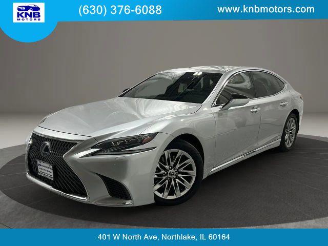 Silver 2018 Lexus LS Hybrid 500h AWD Sedan All-Wheel Drive Continuously Variable Transmission