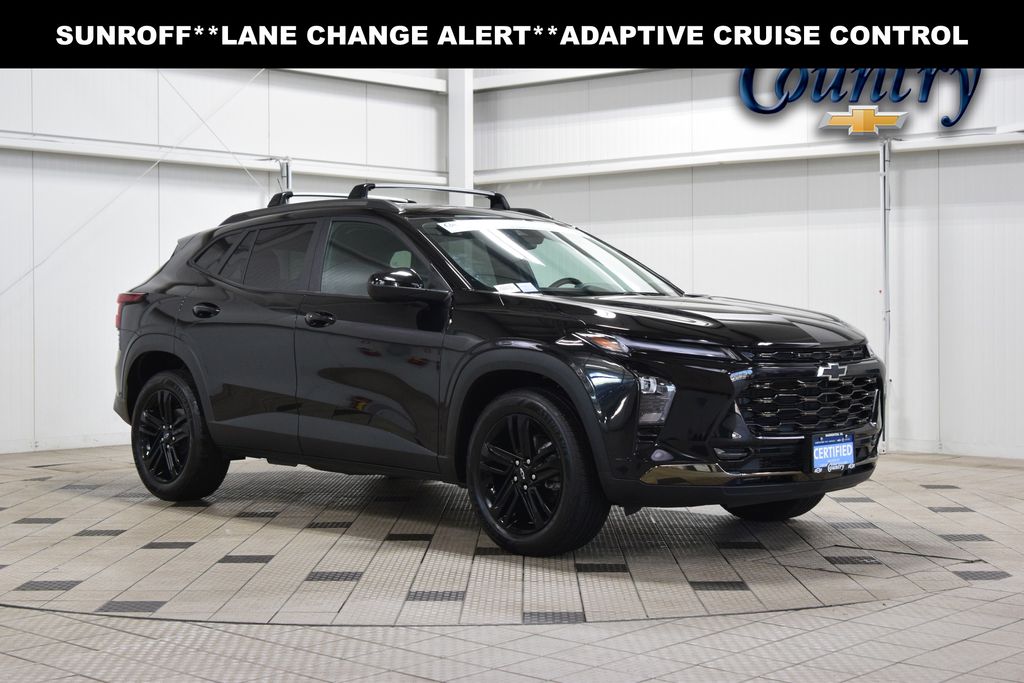Black Metallic 2025 Chevrolet Trax Activ FWD SUV / Crossover Front-Wheel Drive 6-Speed Automatic