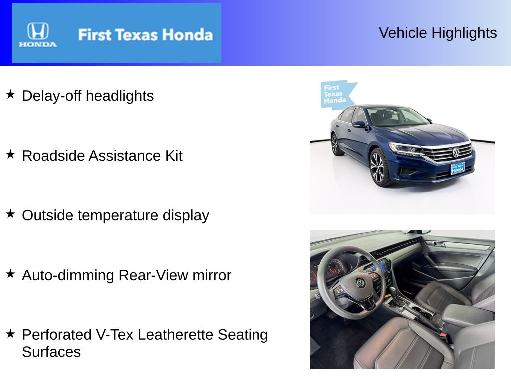 Used Car 2022 Volkswagen Passat  2.0t Se For Sale Under $20,000 In Austin, Texas