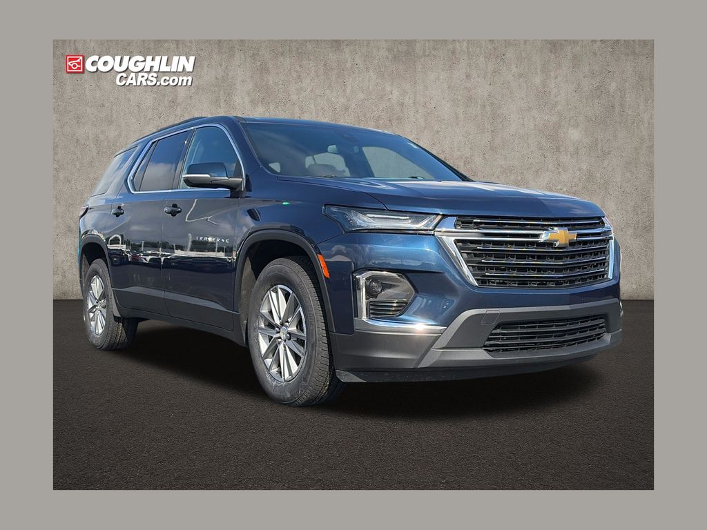 Northsky Blue Metallic 2023 Chevrolet Traverse SUV / Crossover Four-Wheel Drive 9-Speed Automatic