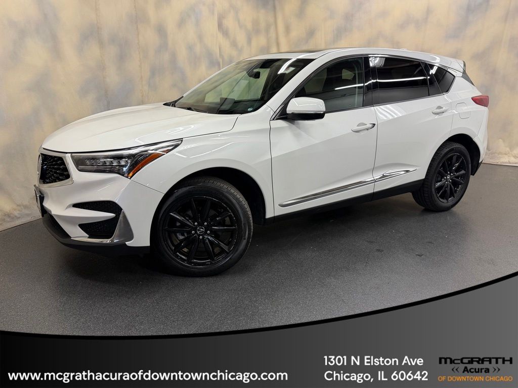 Platinum White 2021 Acura RDX SUV / Crossover All-Wheel Drive Automatic