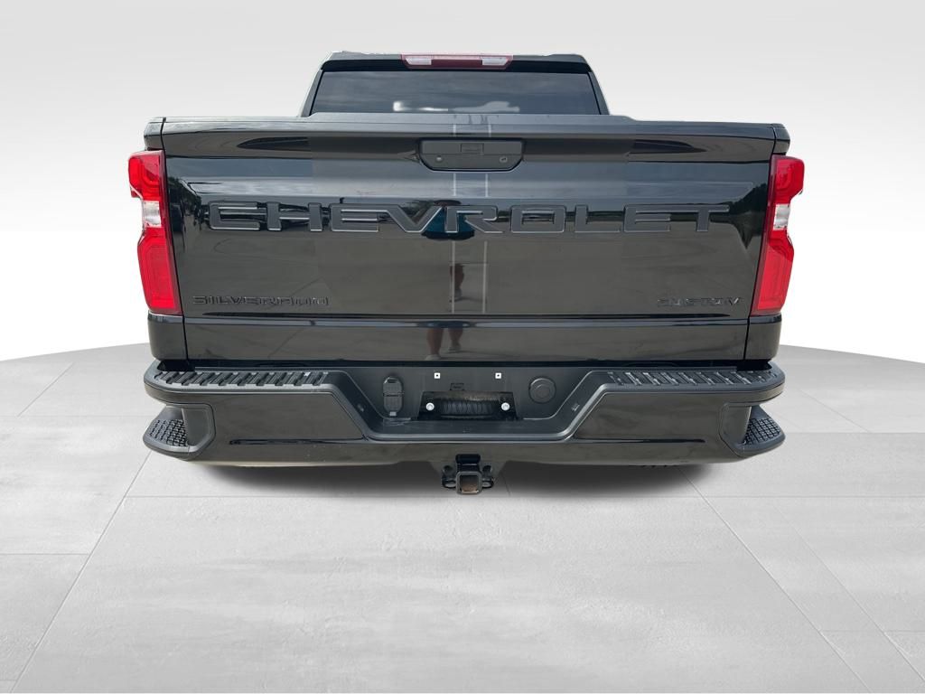 2021 Black Chevrolet Silverado 1500 Custom RWD Truck