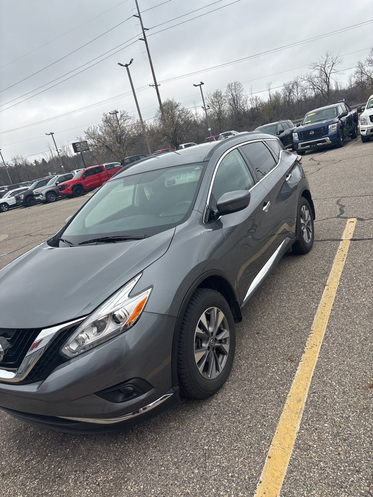 Gray (Gun Metallic) 2017 Nissan Murano SV AWD SUV / Crossover All-Wheel Drive Continuously Variable Transmission