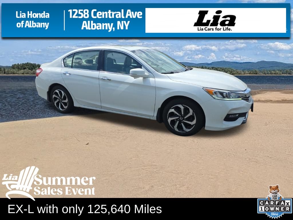 White Orchid Pearl 2017 Honda Accord Sedan Front-Wheel Drive 6-Speed Automatic