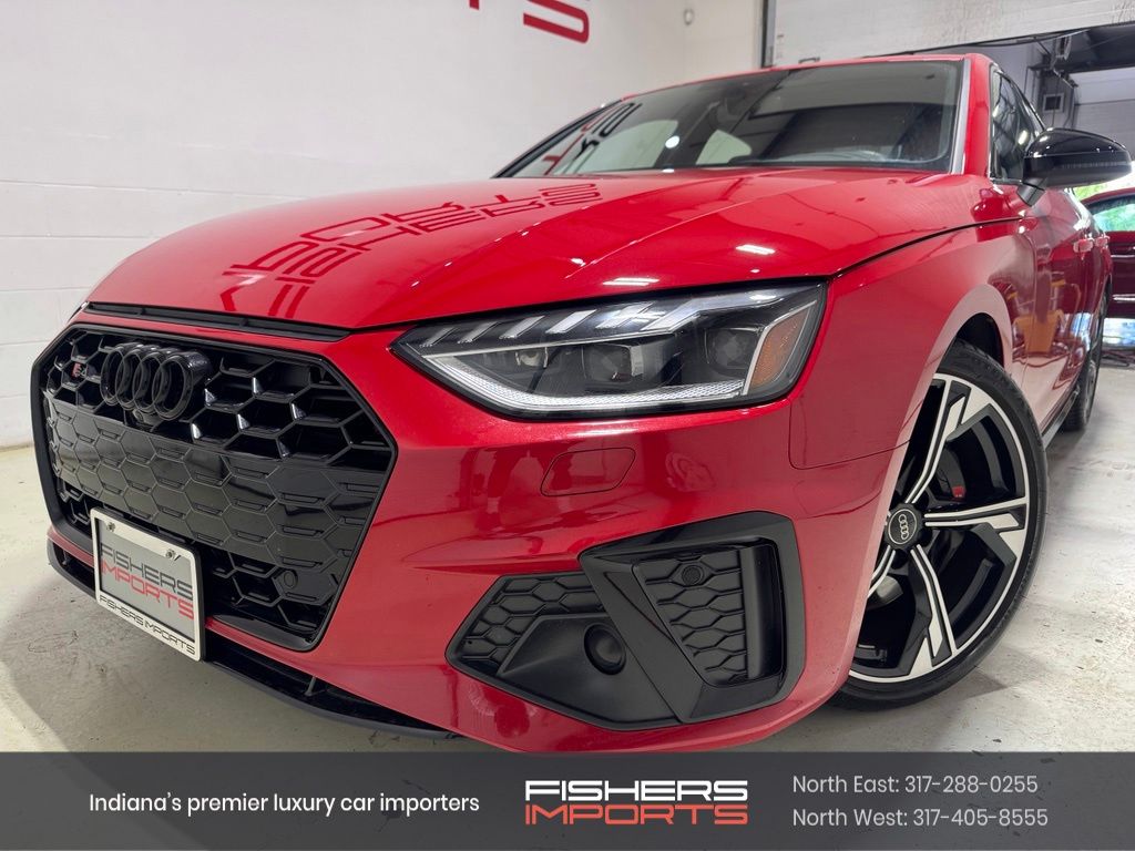 Red 2023 Audi S4 Sedan All-Wheel Drive 8-Speed Automatic