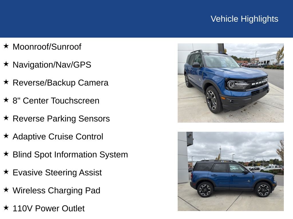 2024 Ford Bronco Sport Outer Banks