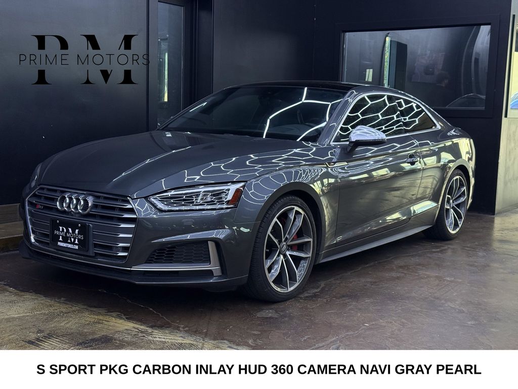 Daytona Gray Pearl 2018 Audi S5 Coupe All-Wheel Drive 8-Speed Automatic