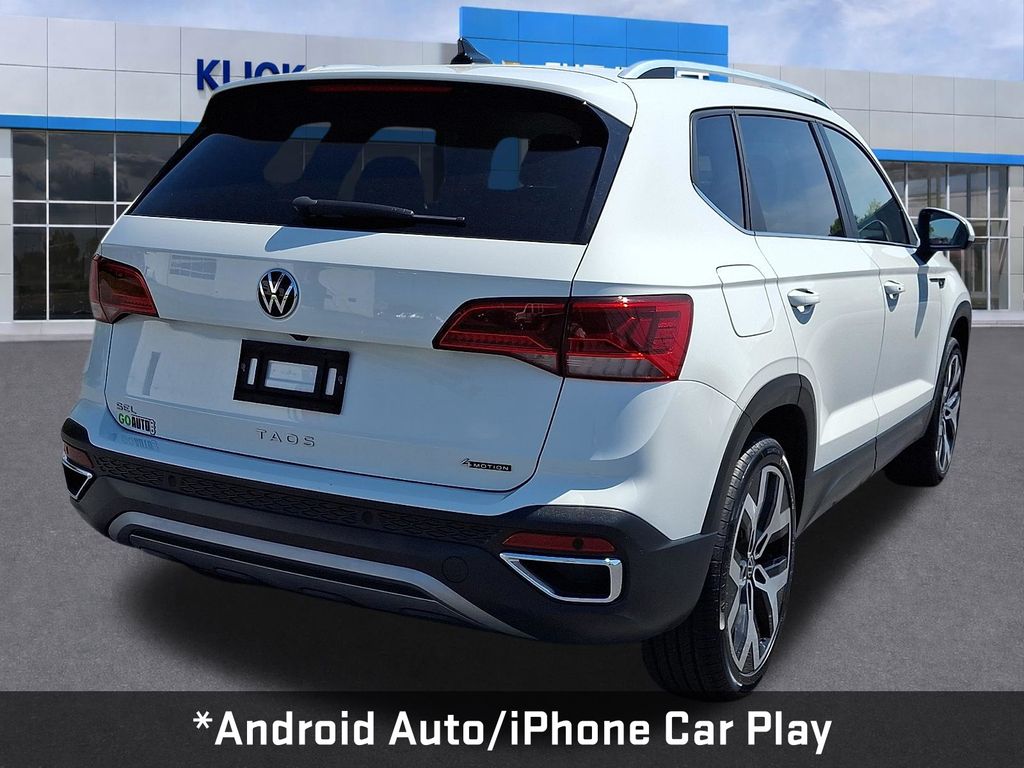 2022 Volkswagen Taos 1.5T SEL White at Subaru and VW of Moon Township