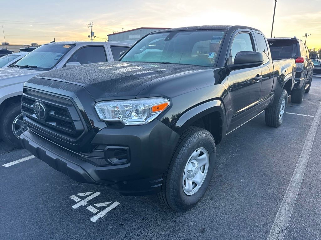 Midnight Black Metallic 2022 Toyota Tacoma Pickup Truck 4X2 6-Speed Automatic