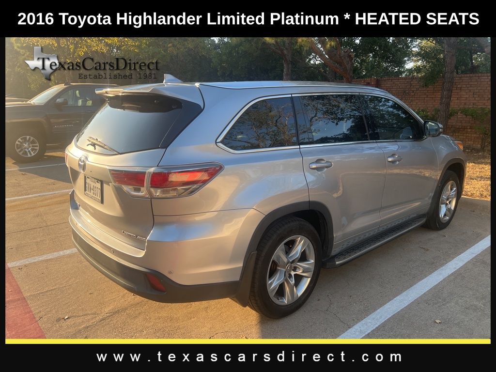 2016 Toyota Highlander Limited Platinum V6 5