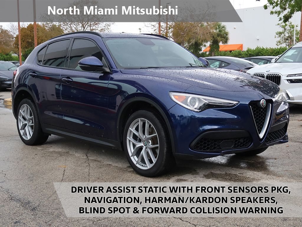 Montecarlo Blue Metallic 2018 Alfa Romeo Stelvio Sport AWD SUV / Crossover All-Wheel Drive 8-Speed Automatic
