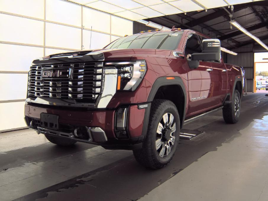 Volcanic Red Tintcoat 2024 GMC Sierra 2500HD Pickup Truck Four-Wheel Drive Automatic