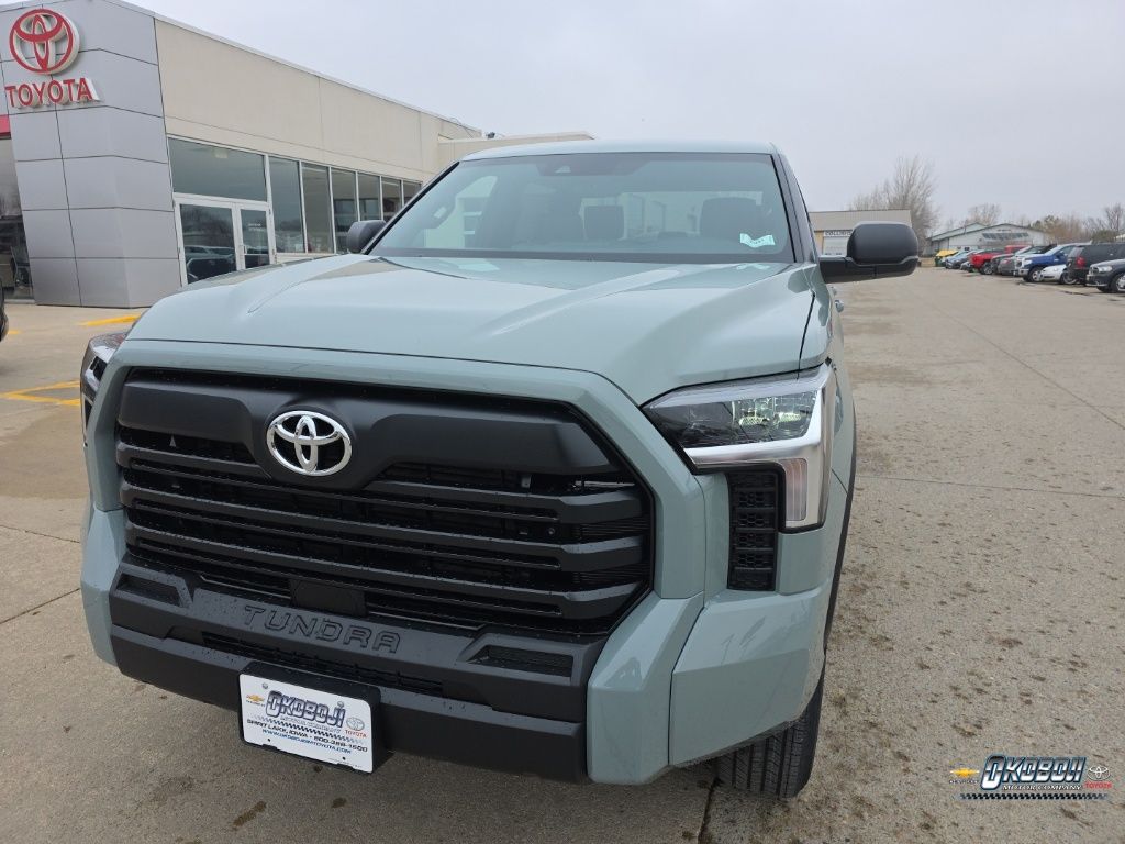 Lunar Rock 2026 Toyota Tundra SR5 CrewMax Cab 4WD Pickup Truck Four-Wheel Drive Automatic