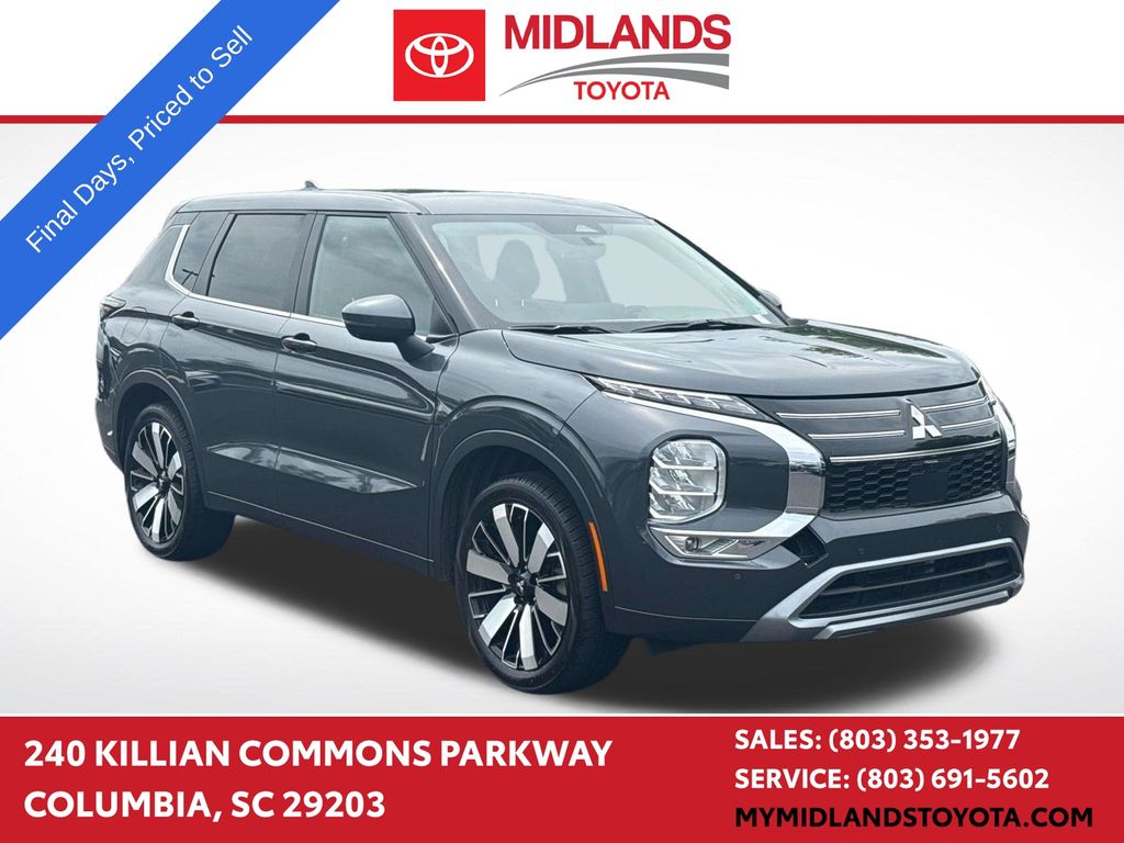 Graphite Gray 2025 Mitsubishi Outlander SUV / Crossover Front-Wheel Drive Continuously Variable Transmission