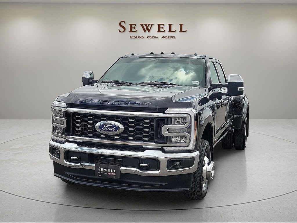 Black Metallic 2024 Ford F-350 Super Duty Pickup Truck Four-Wheel Drive Automatic