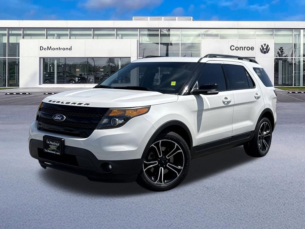 2015 Ford Explorer Sport White at Traditions Chevrolet