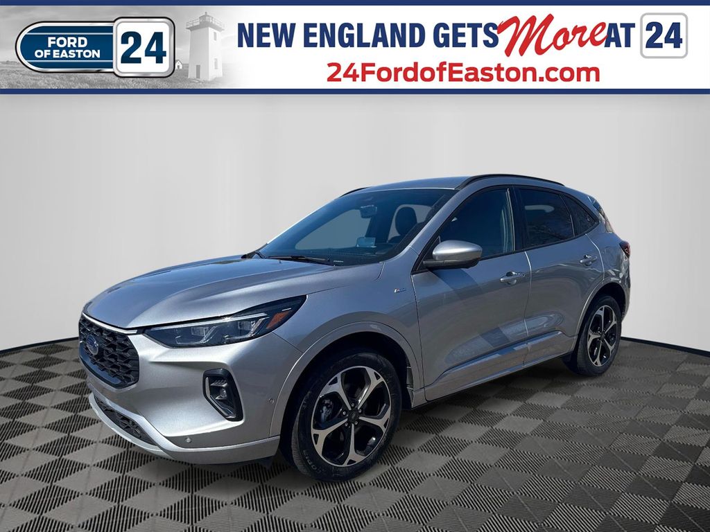 Silver Metallic 2023 Ford Escape Hybrid ST-Line Elite AWD SUV / Crossover All-Wheel Drive Continuously Variable Transmission