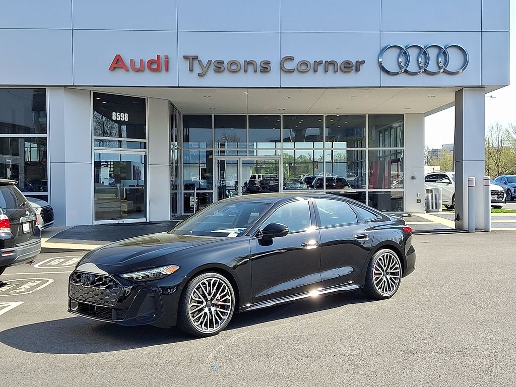 Mythos Black Metallic 2026 Audi S5 quattro Prestige TFSI Sedan All-Wheel Drive 7-Speed Automatic