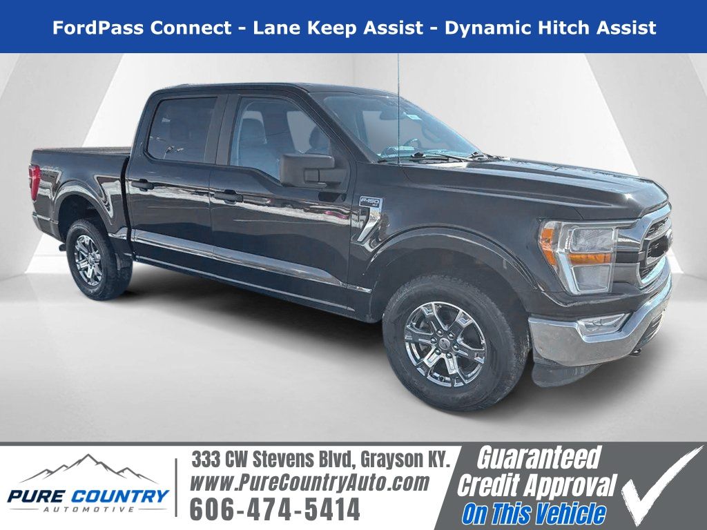 Antimatter Blue Metallic 2021 Ford F-150 Pickup Truck Four-Wheel Drive Automatic