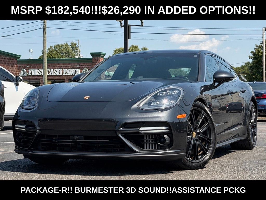 Black 2018 Porsche Panamera Sedan All-Wheel Drive 8-Speed Automatic