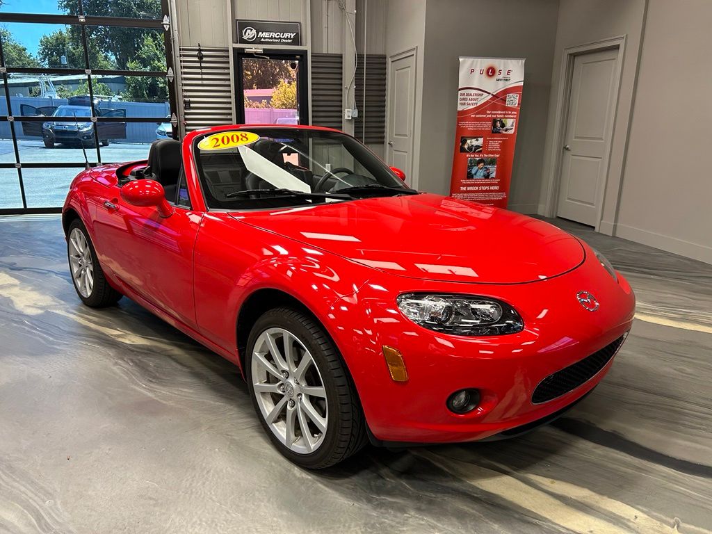 True Red 2008 Mazda MX-5 Miata Convertible Rear-Wheel Drive 6-Speed Manual Overdrive