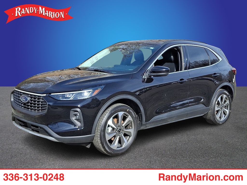 Black Metallic 2025 Ford Escape Hybrid Platinum AWD SUV / Crossover All-Wheel Drive Continuously Variable Transmission