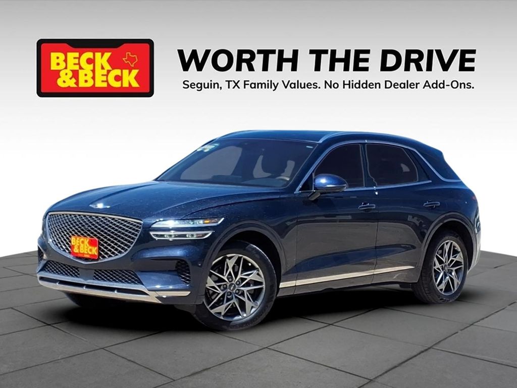 Adriatic Blue 2022 Genesis GV70 2.5T Advanced Plus AWD SUV / Crossover 8-Speed Automatic