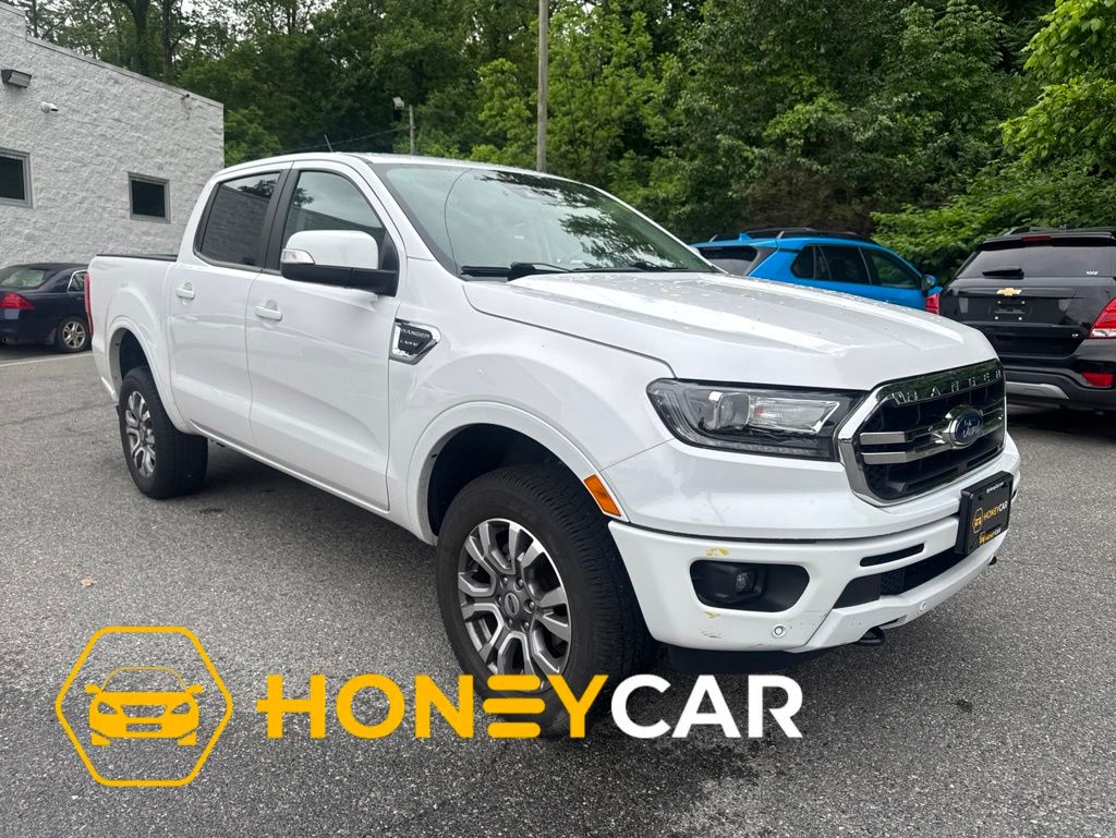 Oxford White 2020 Ford Ranger Lariat SuperCrew RWD Pickup Truck 4X2 Automatic