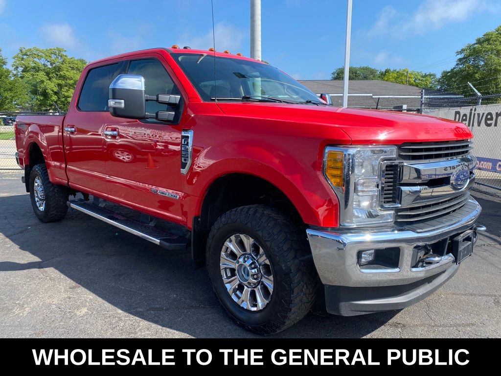 Race Red 2017 Ford F-250 Super Duty Pickup Truck Four-Wheel Drive 6-Speed Automatic