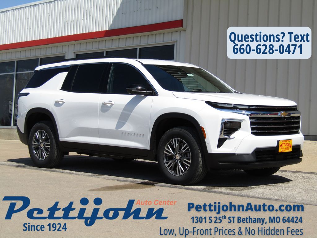 Summit White 2026 Chevrolet Traverse LT AWD SUV / Crossover Four-Wheel Drive 8-Speed Automatic