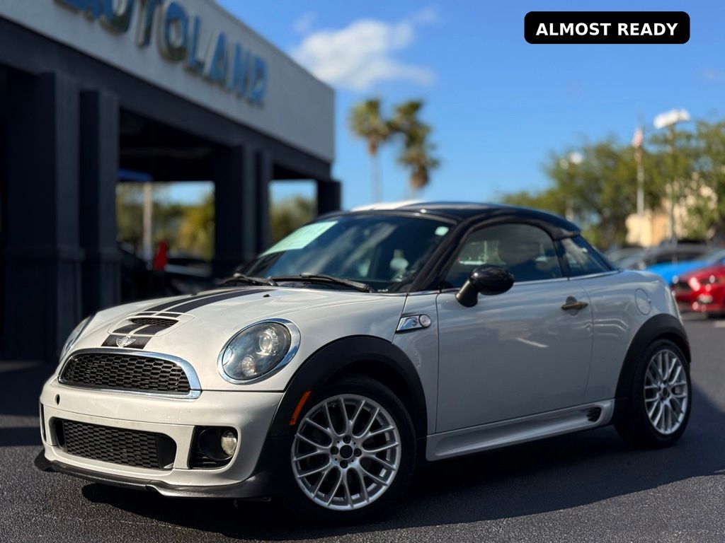 White Silver 2012 MINI Cooper Coupe S FWD Coupe Front-Wheel Drive 6-Speed Automatic