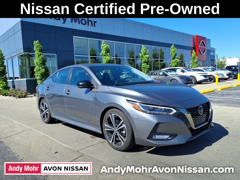 Gray (Gun Metallic) 2023 Nissan Sentra Sedan Front-Wheel Drive Continuously Variable Transmission