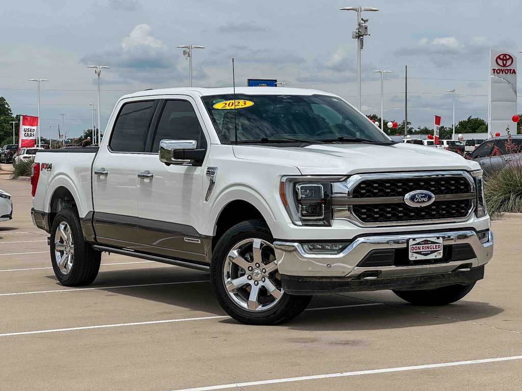 Brown 2023 Ford F-150 King Ranch SuperCrew 4WD Pickup Truck Four-Wheel Drive Automatic
