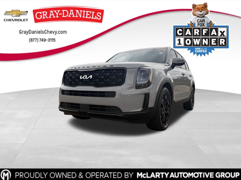 Wolf Gray 2022 Kia Telluride EX AWD SUV / Crossover All-Wheel Drive 8-Speed Automatic