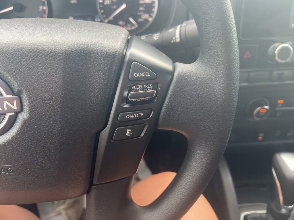 2025 Glacier White Nissan Frontier S 4X4 Truck